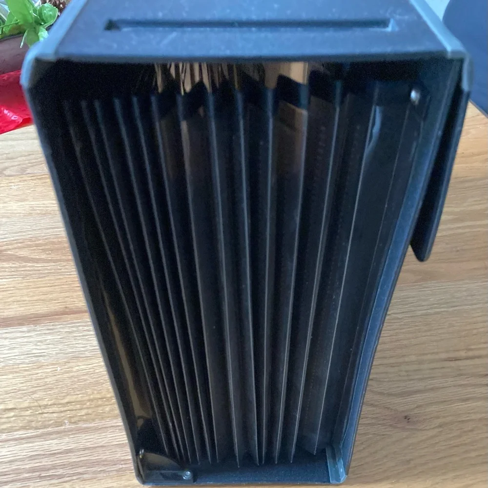 Black Storage Box with Handle - Picture 3 of 5